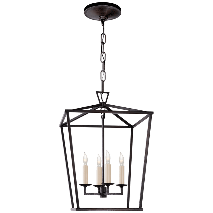 Darlana Small Lantern in Aged Iron