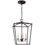 Darlana Small Lantern in Aged Iron