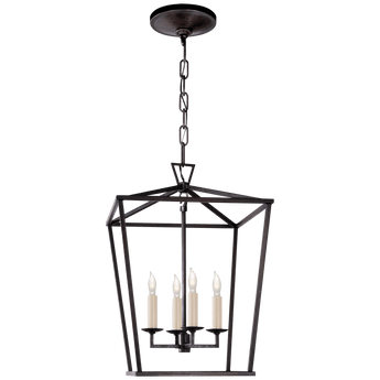 Darlana Small Lantern in Aged Iron