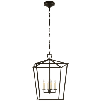 Darlana Medium Lantern in Aged Iron