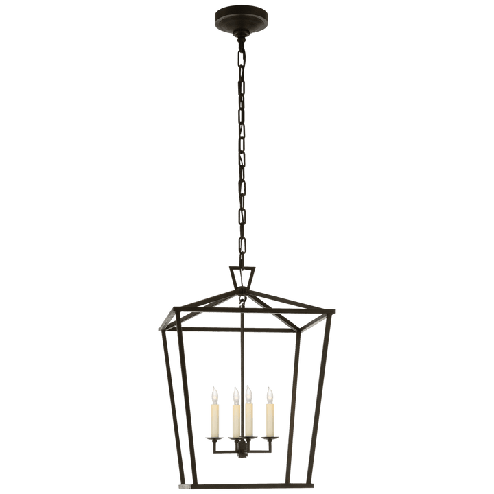 Darlana Medium Lantern in Aged Iron