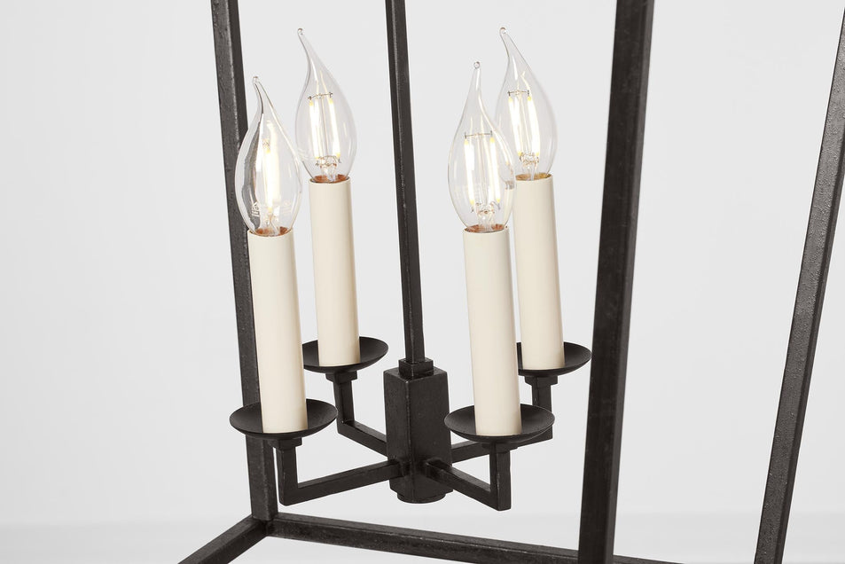 Darlana Medium Lantern in Aged Iron