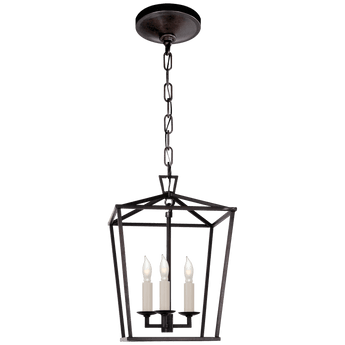 Darlana Mini Lantern in Aged Iron