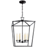 Darlana Large Lantern in Aged Iron