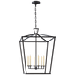 Darlana Extra Large Lantern in Aged Iron