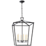 Darlana Extra Large Lantern in Aged Iron