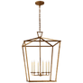 Darlana Extra Large Lantern in Gilded Iron