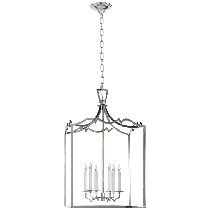 Darlana Large Fancy Lantern, a premium Lantern light by Visual Comfort & Co. Close - up image of its design.