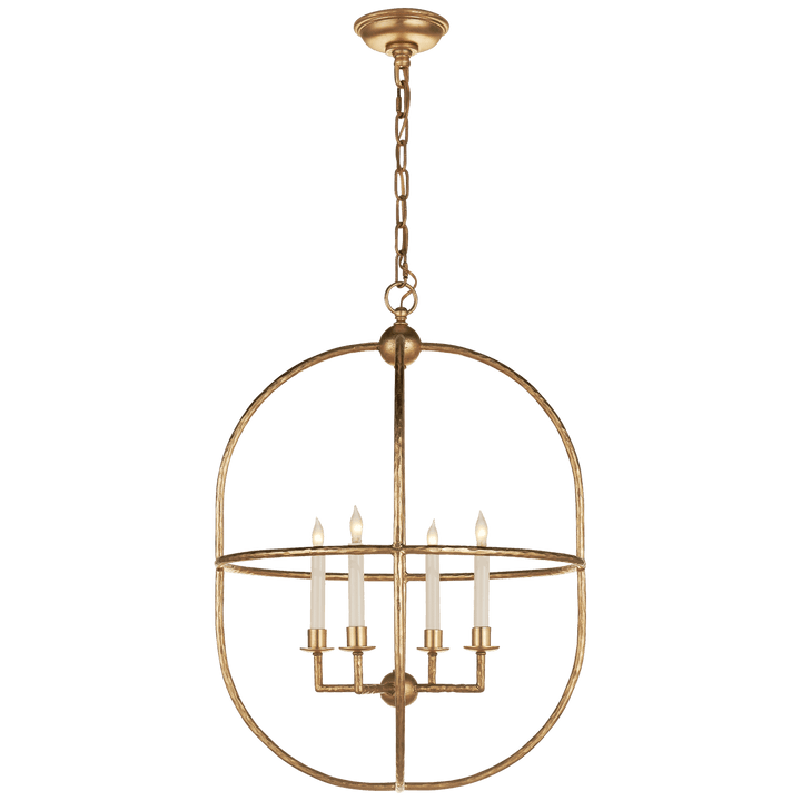 Desmond Open Oval Lantern in Gild