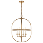 Desmond Open Oval Lantern in Gild