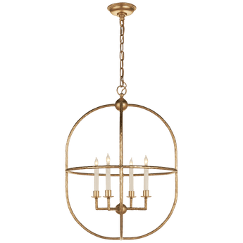 Desmond Open Oval Lantern in Gild