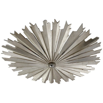 Claymore Grande Flush Mount, a premium Flush Mount light by Visual Comfort. Close - up image of its design.