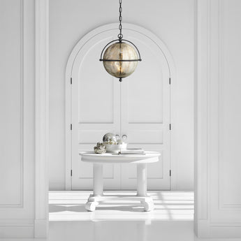 Bayridge Large Pendant, a premium Pendant light by Visual Comfort. Close - up image of its design.