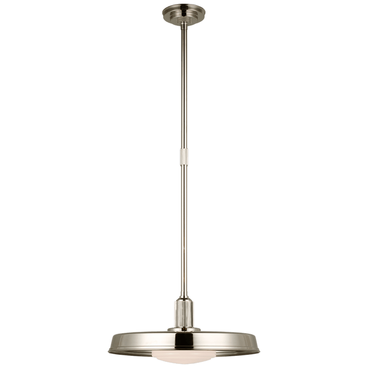 Ruhlmann 18" Factory Pendant, a premium Pendant light by Visual Comfort & Co. Close - up image of its design.