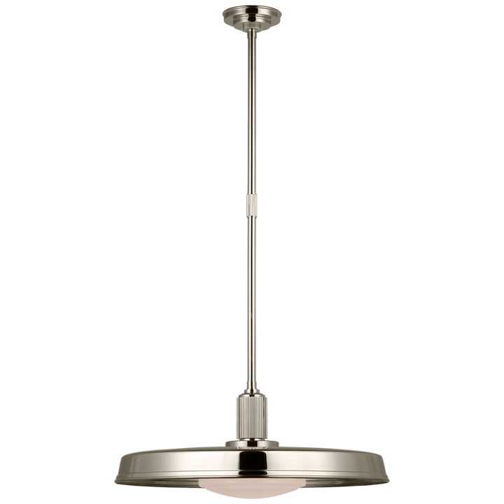 Ruhlmann 24" Factory Pendant, a premium Pendant light by Visual Comfort & Co. Close - up image of its design.