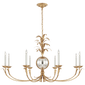 Gramercy Grande Wide Chandelier in Gilded Iron