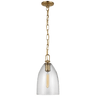 Andros Medium Pendant, a premium Pendant light by Visual Comfort & Co. Close - up image of its design.