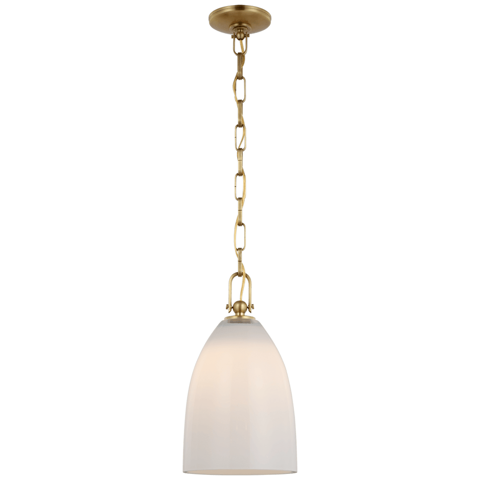 Andros Medium Pendant, a premium Pendant light by Visual Comfort & Co. Close - up image of its design.
