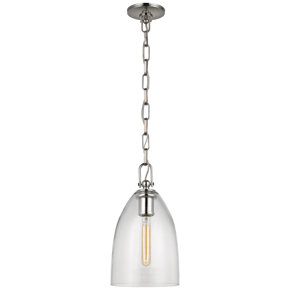 Andros Medium Pendant, a premium Pendant light by Visual Comfort & Co. Close - up image of its design.