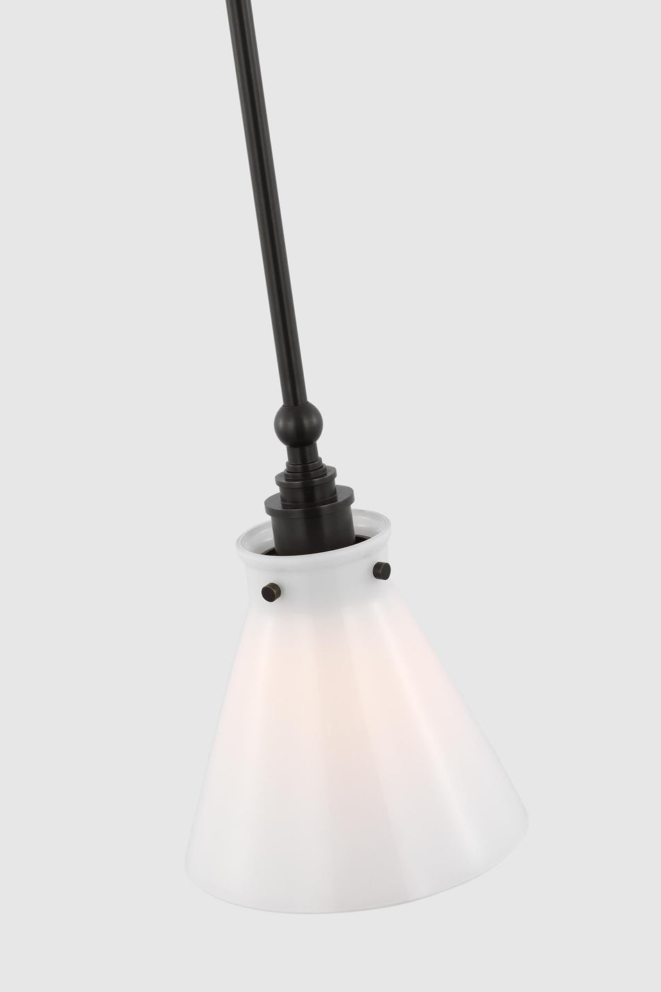 Parkington 9" Pendant in Bronze with Clear Glass