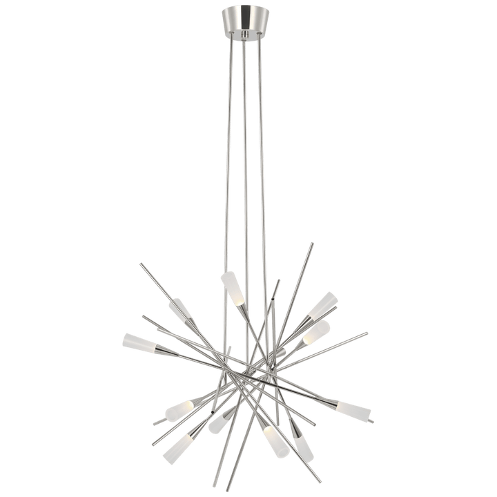 Stellar Medium Chandelier, a premium Chandelier light by Visual Comfort & Co. Close - up image of its design.