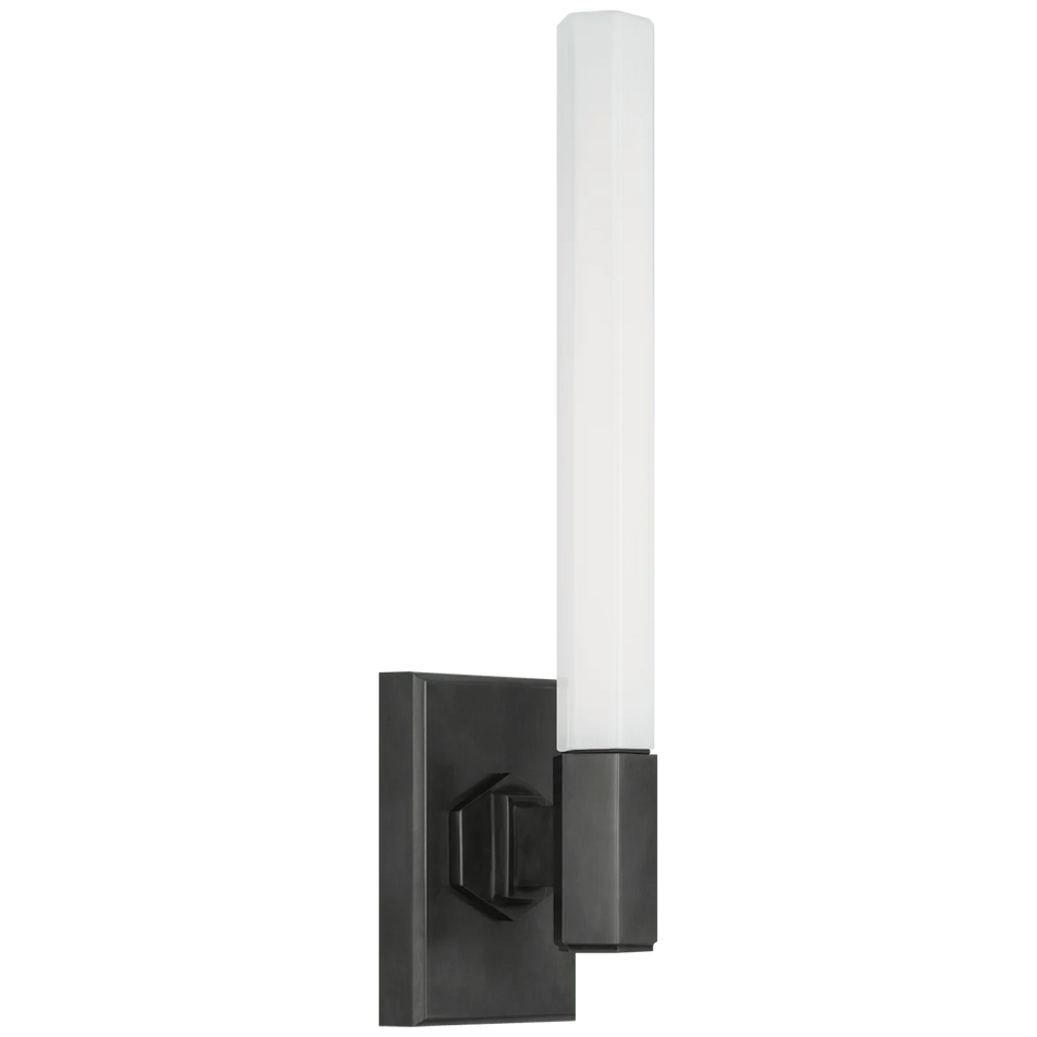 Hawthorne 13" Single Bath Light, a premium Bath light by VCGallery Italy. Close - up image of its design.