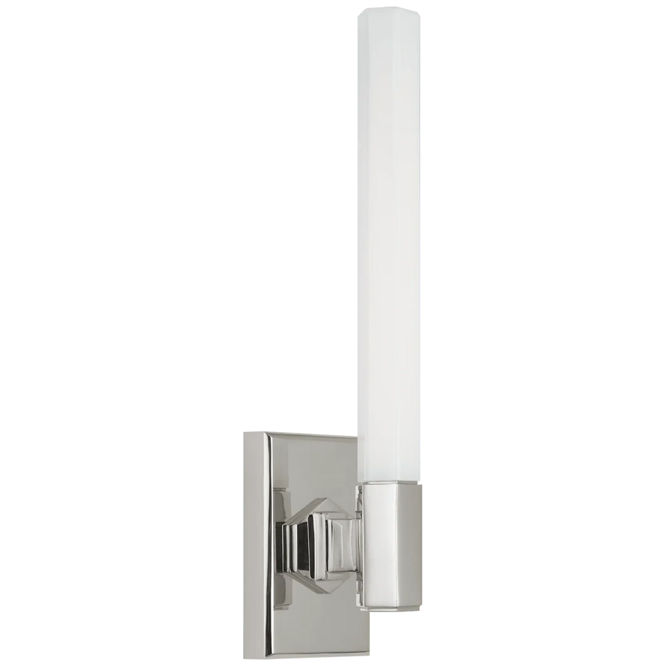 Hawthorne 13" Single Bath Light, a premium Bath light by VCGallery Italy. Close - up image of its design.