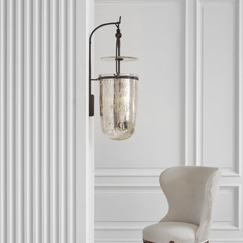 Lorford Medium Sconce, a premium Decorative light by Visual Comfort. Close - up image of its design.