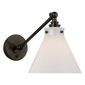 Parkington Single Library Wall Light, a premium Functional light by Visual Comfort & Co. Close - up image of its design.