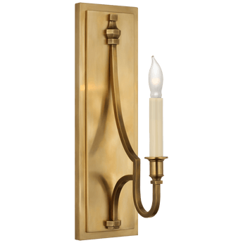 Mykonos Medium Sconce in Antique-Burnished Brass