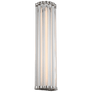 Kean 21" Sconce in Polished Nickel with Clear Glass Rods