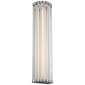 Kean 21" Sconce in Polished Nickel with Clear Glass Rods