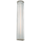 Kean 28" Sconce in Polished Nickel with Clear Glass Rods