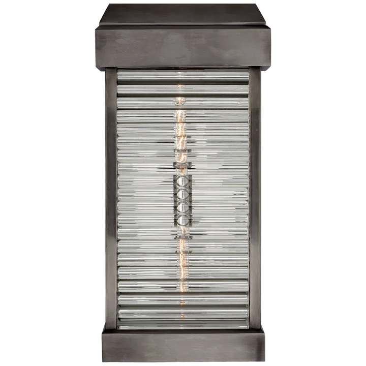 Applique a Lamelle di Vetro Curvo Grande Dunmore