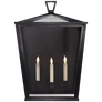 Darlana Large 3/4 Lantern, a premium Wall light by Visual Comfort & Co. Close - up image of its design.