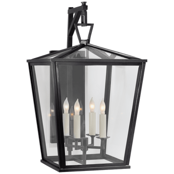 Darlana Medium Bracket Lantern in Bronze