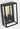 Fresno Medium 2-Light 3/4 Wall Lantern in Aged Iron with Clear Glass