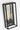 Fresno Large 2-Light 3/4 Wall Lantern in Aged Iron with Clear Glass