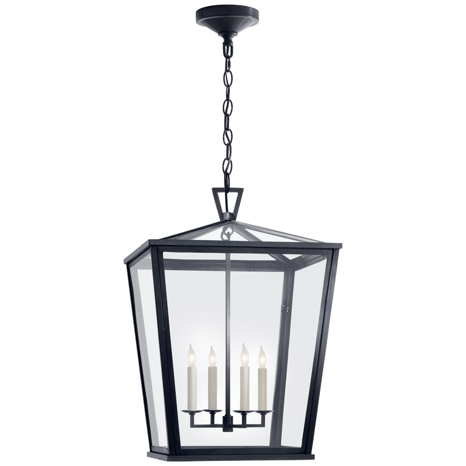 Darlana Medium Hanging Lantern in Bronze