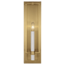 Marston Tall Wall Sconce in Burnished Brass with No Option