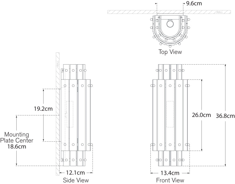 Cadence Small Tiered Sconce Blueprint