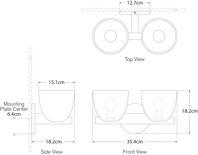 Carola Double Sconce Blueprint
