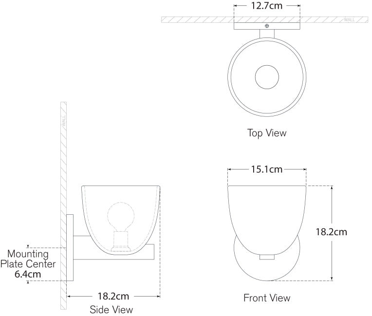 Carola Single Sconce Blueprint