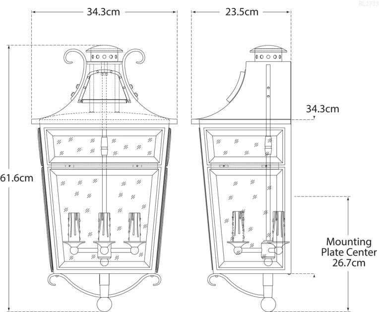 Carrington Medium Sconce Blueprint