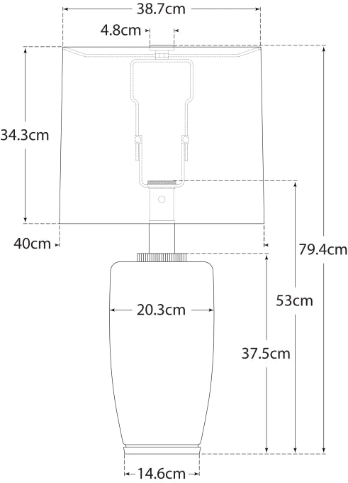 Chado Large Table Lamp Blueprint