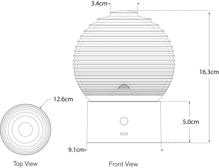 Circon 7" Rechargeable Accent Lamp Blueprint