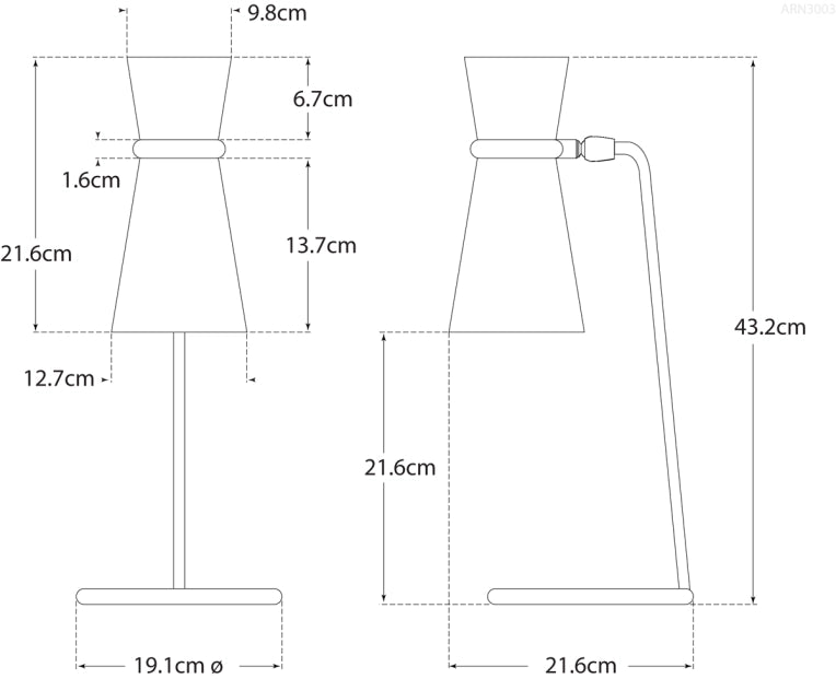 Clarkson Table Lamp Blueprint