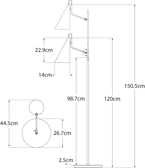 Clemente Floor Lamp Blueprint