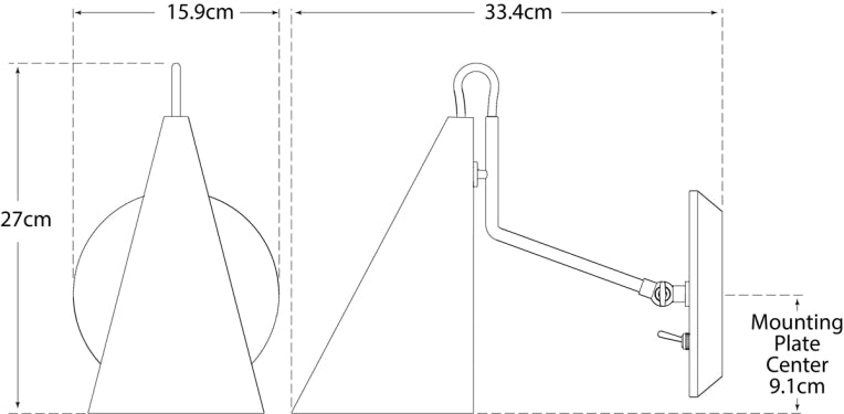 Luce da parete Clemente Progetto