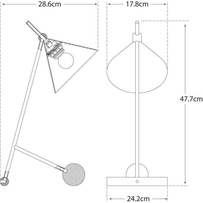 Cleo Table Lamp Blueprint